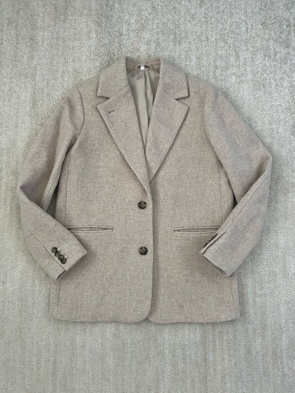& Other Stories Stockholm Atelier Wool Coat Blazer Jacket 0